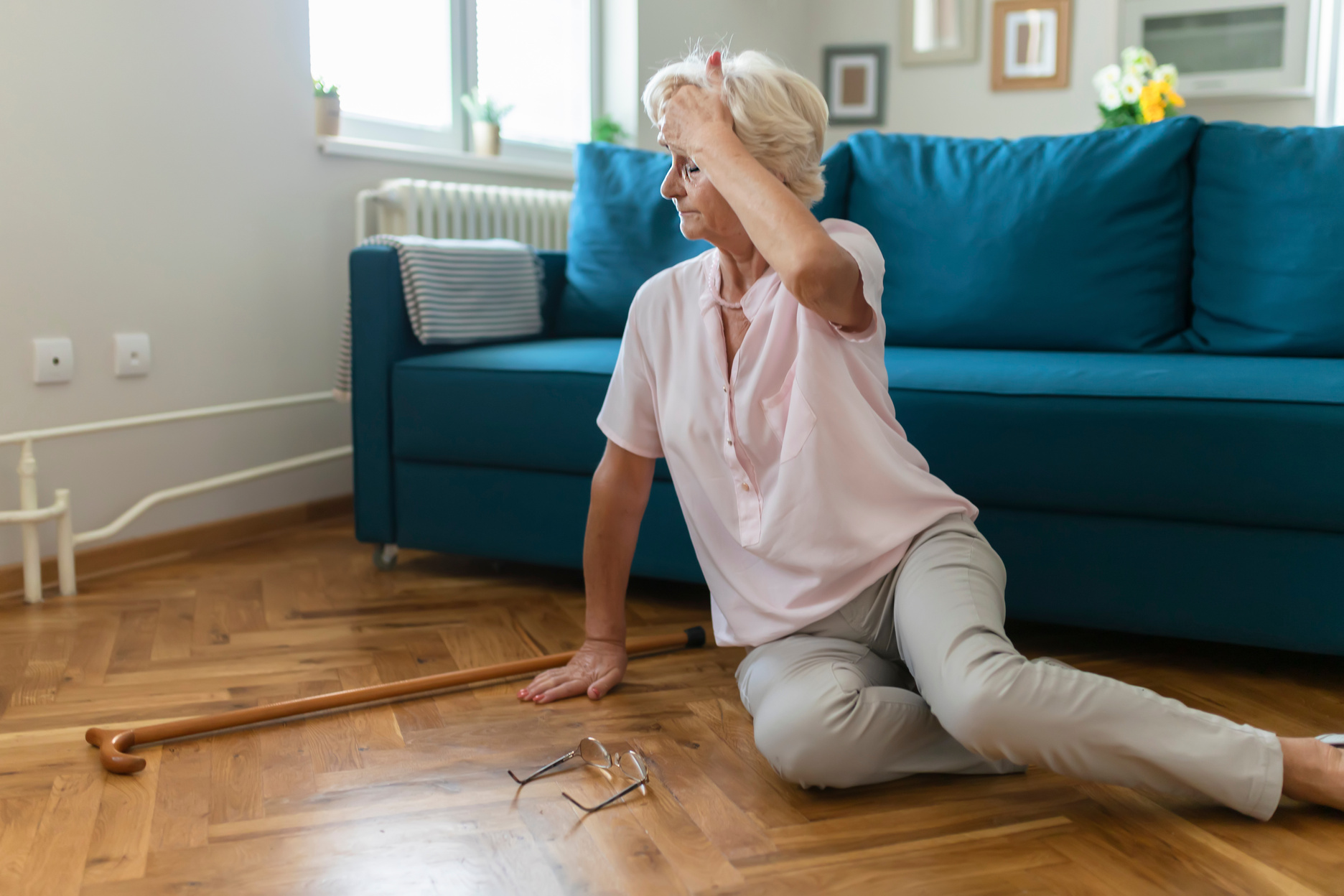 Senior Woman Falling